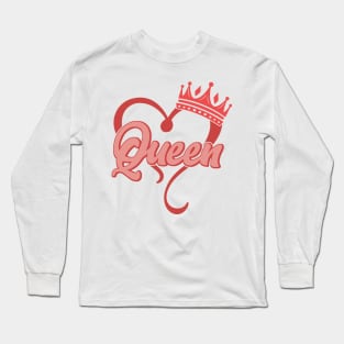 Queen of Valentine Long Sleeve T-Shirt